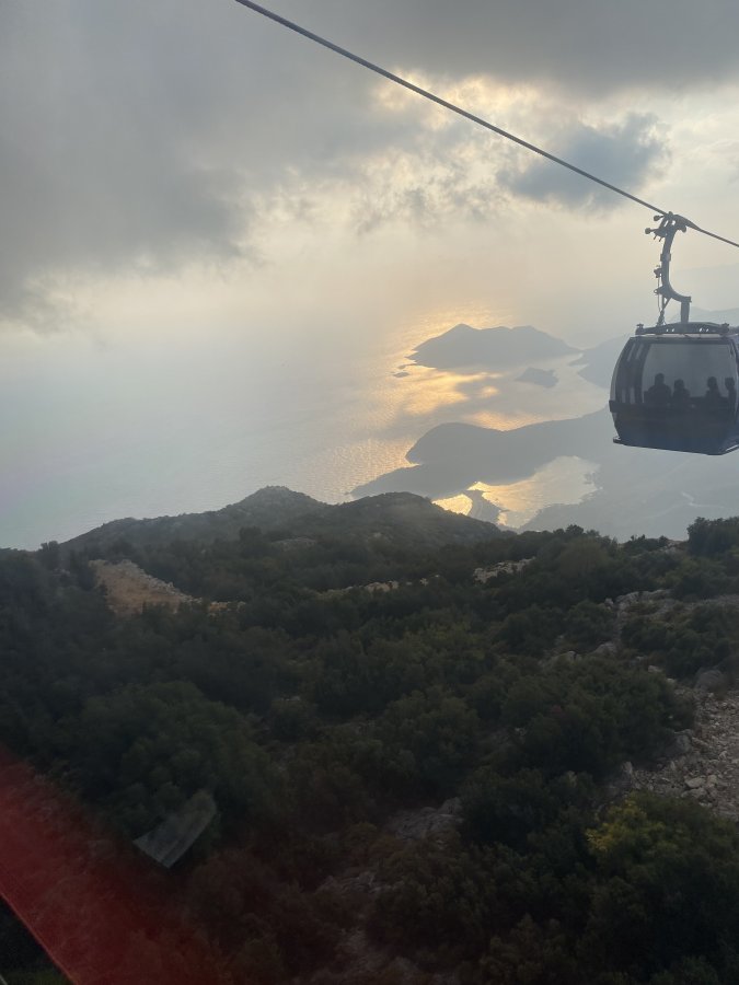 Cable car service started from Oludeniz to Babadag.
